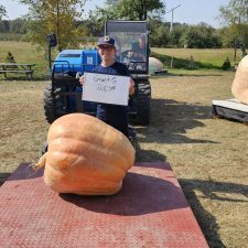Grant Guerin. 267# Atlantic Giant Pumpkin