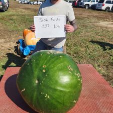Josh Felts 237 lb Bushel gourd Greenfield, IN