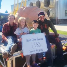 Winner:  Derek & Erin Ruthruff 1,383# Charlotte, MI