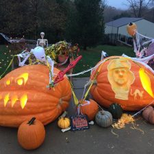 Steve Strickler 2019 Bloomington, IN pumpkin carving